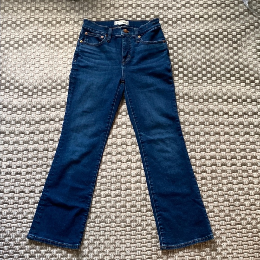 Madewell Dark Blue Flare Jeans